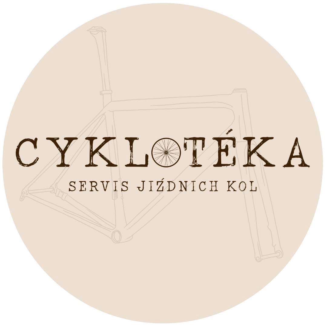 Logo s nápisem Cyklotéka - servis jízdních kol | Cyklotéka Fiala